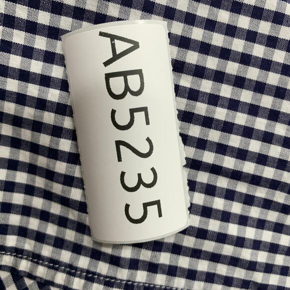 Ariat Men Shirt L Blue Check Collared Button Up Gingham Adult Fit for a Rider - Picture 11 of 11